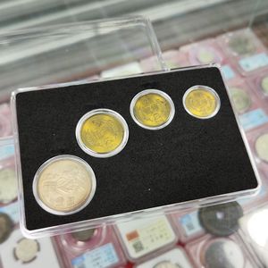 原光品1980年长城币1元5角2角1角整组4枚硬币实物图支持验货2