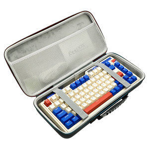适用 珂芝k75机械键盘收纳包82键位75配列保护盒K87K68手提硬壳袋