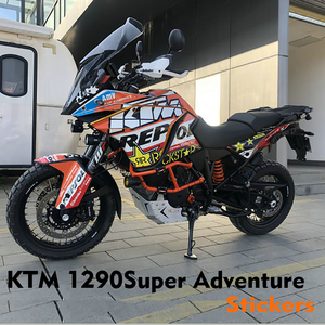 定制KTM1050 1190 1090 1290ADV改装贴纸车身贴贴画贴膜贴花版画