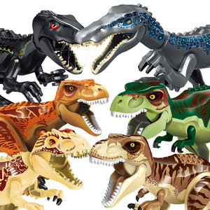 侏罗纪恐龙玩具世界益智男孩霸王龙动物仿真模型小恐龙大号三角龙
