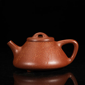 工艺师蒋惠刻绘石瓢壶 原矿降坡泥 和石手工紫砂壶茶具精品泡茶壶