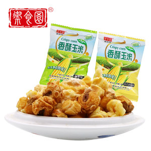 北京御食园 香酥玉米 500克 爆米花的味道 玉米豆 零食特产