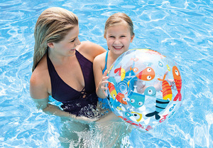 《清仓》INTEX59040沙滩球海滩球充气球水上玩具未充气直径51CM