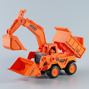 多功能工程车玩具儿童惯性耐摔推土机挖掘机男孩1-3岁翻斗运输车