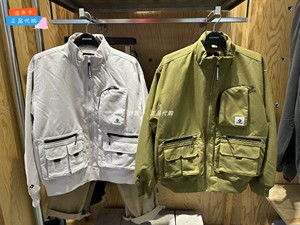 正品匡威 男子工装风羽绒服夹克多口袋复古外套10025251-A01-A03