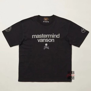 日本 Mastermind World x Vanson MMJ联名24SS 骨头短袖T恤