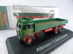 Atkinson 3 Axle Dropside 皮卡货柜车模型收藏礼品 OXFORD 1:76