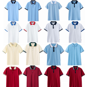 夏季校服套装高中学生初中生短袖运动服定制枣红色T恤上衣男女 棉