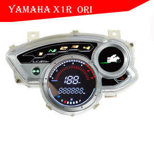 出口用雅马哈X1R 135摩托车数字仪表电子液晶码表改装带虚拟指针