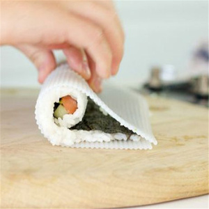 食品级硅胶日本料理寿司卷帘海苔紫菜包饭工具烤箱垫鸡蛋饭团帘子