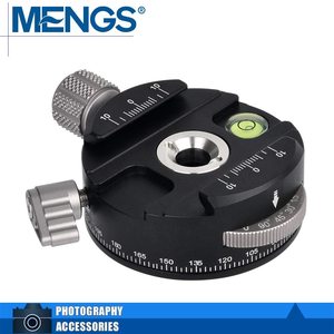 MENGS PAN-60H 全景360度旋转夹座五档分度盘RRS拼接云台盲拍摄影