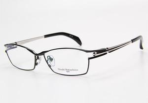 松岛正树Masaki眼镜框大脸男款立体纯钛全框镜框眼镜架男MF-1158