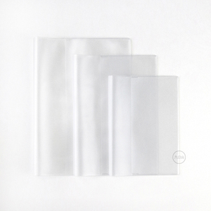 九口山笔记本手帐PVC塑胶半透明保护封套书衣书皮 A5/B6/A6