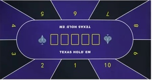 高档大号德州扑克桌布1.8高质量大台布中文21点比大小便携可折叠