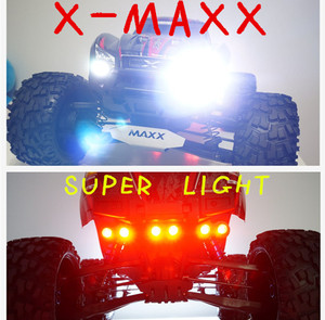 TRAXXAS X-MAXX 大X DIY改装升级配件车灯顶灯尾灯灯光青冷灯架