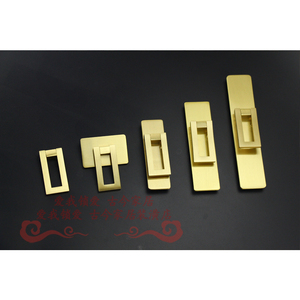新中式大四方系列黄铜拉手衣橱柜门条把手衣柜子仿古单孔长拉手