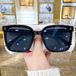 帕莎太阳镜女正品2022新款偏光镜复古时尚网红墨镜可配近视PS1037