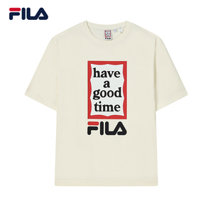 FILA x HAGT斐乐情侣T马卡龙系多彩T恤男女短袖T恤