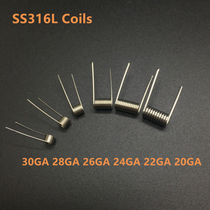 A1成品发热丝SS316L电阻丝NI80发热芯coil 100个/盒滴油配件