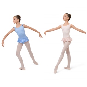 现货 repetto 儿童女童 粉色蓝色短裙芭蕾舞练功服 连体衣 不退换