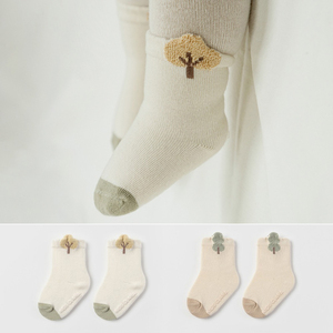 W605韩国进口可爱男女宝宝短袜公主棉袜婴幼儿童百天周岁睡眠袜子