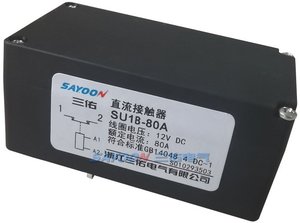 SU1B-80A直流接触器线圈电压可选择12V24V36V48V60V72V84V96V120V