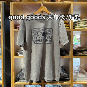 泰国正品代购goodgoods大象纯棉短袖t恤青少年男女款夏季潮牌