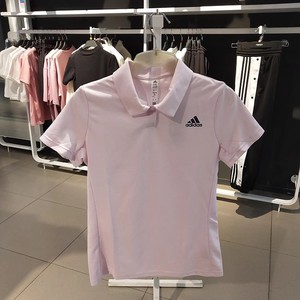 Adidas阿迪达斯女款短袖运动透气休闲POLO衫HC2719 HC2718 FJ5180