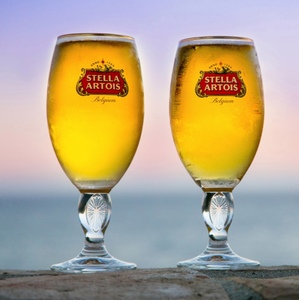 时代精酿啤酒杯Stella专用高脚杯精致玻璃杯精酿圣杯饮品杯