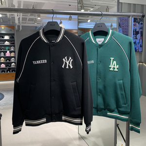 韩国MLB正品代购24春季新款NY字母刺绣运动棒球服男女外套JPV08