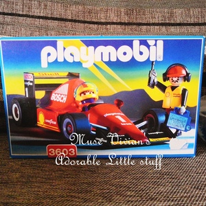 德国Playmobil摩比 方程式1赛车 新盒3603+配件包7326
