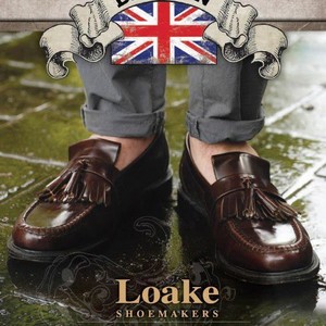LOAKE Brighton_E 英国名鞋 男士手工固特异经典乐福皮鞋 2色