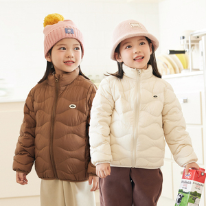 女童轻薄羽绒服2024新款冬季女孩韩版洋气学生内胆中大童外套外穿