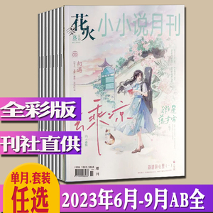 全新花火杂志全彩版2023年6/7/8/9月AB版任选青春校园文学