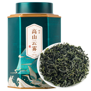 五虎高山云雾绿茶茶叶云雾茶特级新茶旗舰正品毛尖茶炒茶绿茶叶