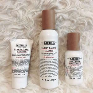 kiehl's科颜氏/契尔氏高保湿洁面洗面奶爽肤水化妆水乳液套装