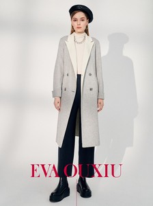 速发专柜正品EVA OUXIU伊华欧秀2020冬款毛呢大衣E05LS0286 2890