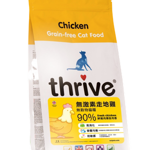 英国 Thrive(脆乐芙) - Premium Plus 90%鲜鸡肉无谷物猫粮 1.5kg