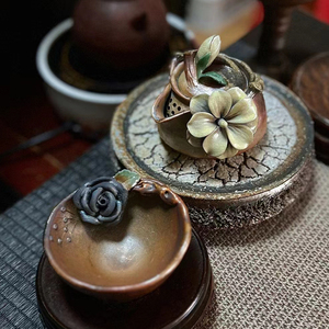 识器柴烧纯手工高端茶器黄秋阳作品陶瓷茶具中式雕塑宝瓶茶壶美器
