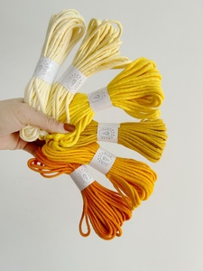 3mm纯棉包芯棉线10米分装编花朵装饰手机挂绳绳编材料包用配线