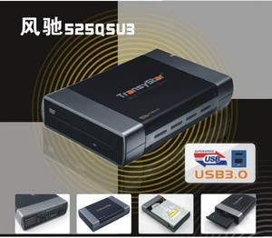 创齐525QSU3E 台式机外置蓝光光驱盒 SATA USB3.0支持蓝光刻录