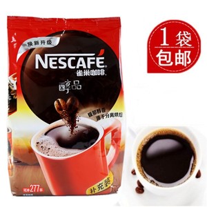 雀巢咖啡雀巢醇品500g克袋装拿铁冰美式纯黑咖啡速溶咖啡粉补充装