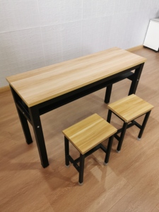 重庆二手家具二手课桌组合钢架桌双人位会议桌培训桌椅主城区包邮