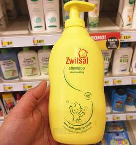 荷兰原装进口 Zwitsal 宝宝婴儿童 无泪 洗发水 温和 400ml 200ml