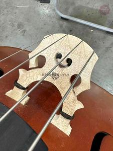 高档进口料低音倍大提码子琴桥可调节硬度高打磨过升降大提琴琴码