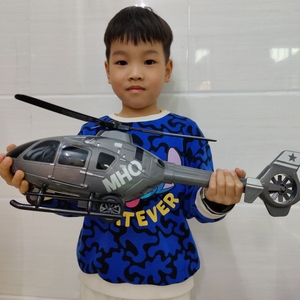儿童直升飞机玩具超大号双开门耐摔惯性益智模型男女孩3-6岁礼物