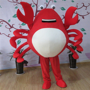 动漫定做海洋动物活动公仔大闸蟹红螃蟹梭子蟹演出卡通人偶服装