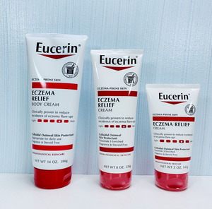 美国Eucerin优色林胶原燕麦神经酰胺保湿舒缓湿症止痒润肤乳液霜