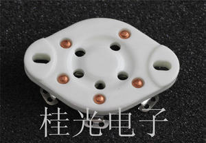 陶瓷 5脚平板电子管座GZC5-1 适用FD422 807 FU-7