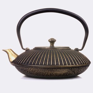 日本南部老铁壶铸铁壶烧水手工生铁泡茶壶伞型日式户外围炉煮茶器